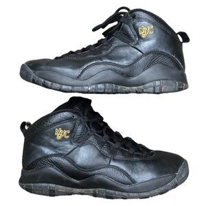 RARE 2015 Air Jordan 10 Retro New York City Size 7 Black